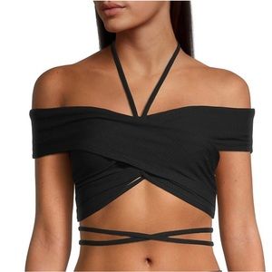 Jonathan Simkhai Caity Shaping Rib Crop Top